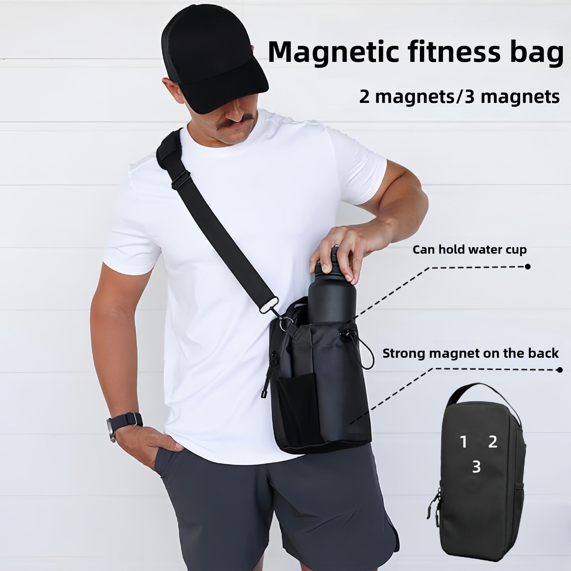 Magnetic Crossbody Sports Bag