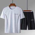Men's Quick-Dry Sports Shorts and T-Shirt Set